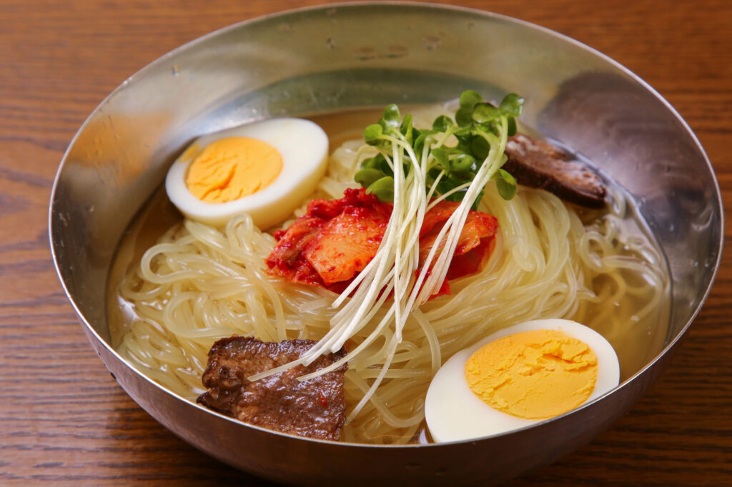 韓国の冷麺と日本の冷麺